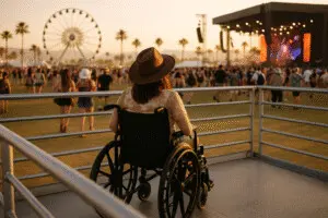 Wheelchair @ coachella